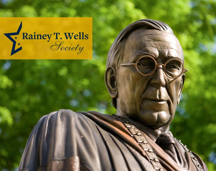 Rainey T. Wells statue