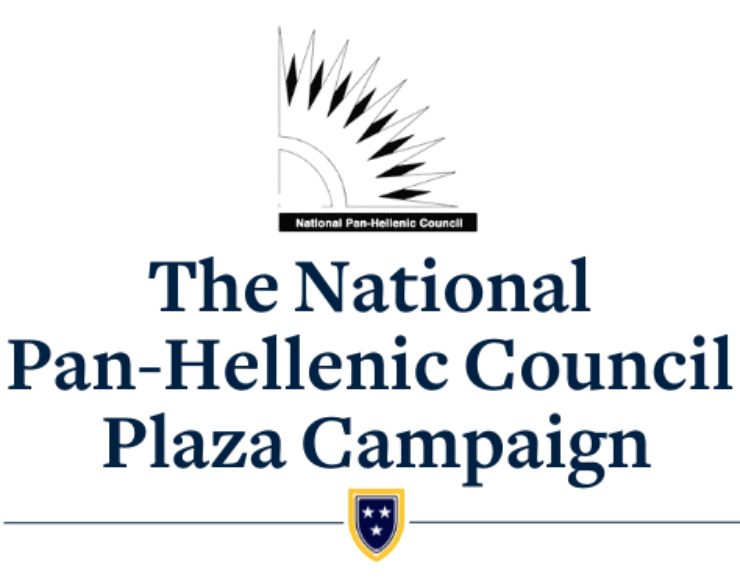 The National Pan-Hellenic Council Plaza Campaign logo