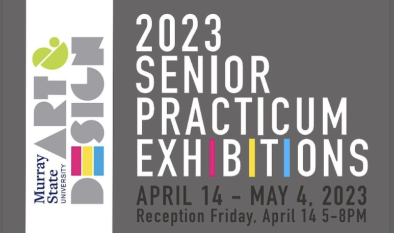 Senior Exhibits Spring 2023 poster