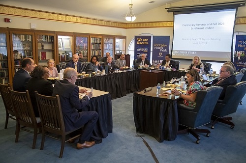 Ӱֱ State University held its quarterly Board of Regents meeting on Friday, June 2. 