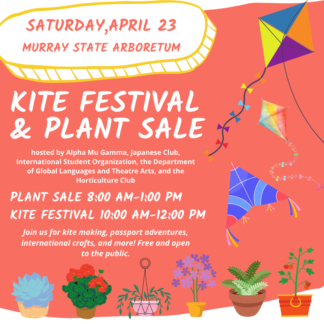 Kite Festival and plant sale poster