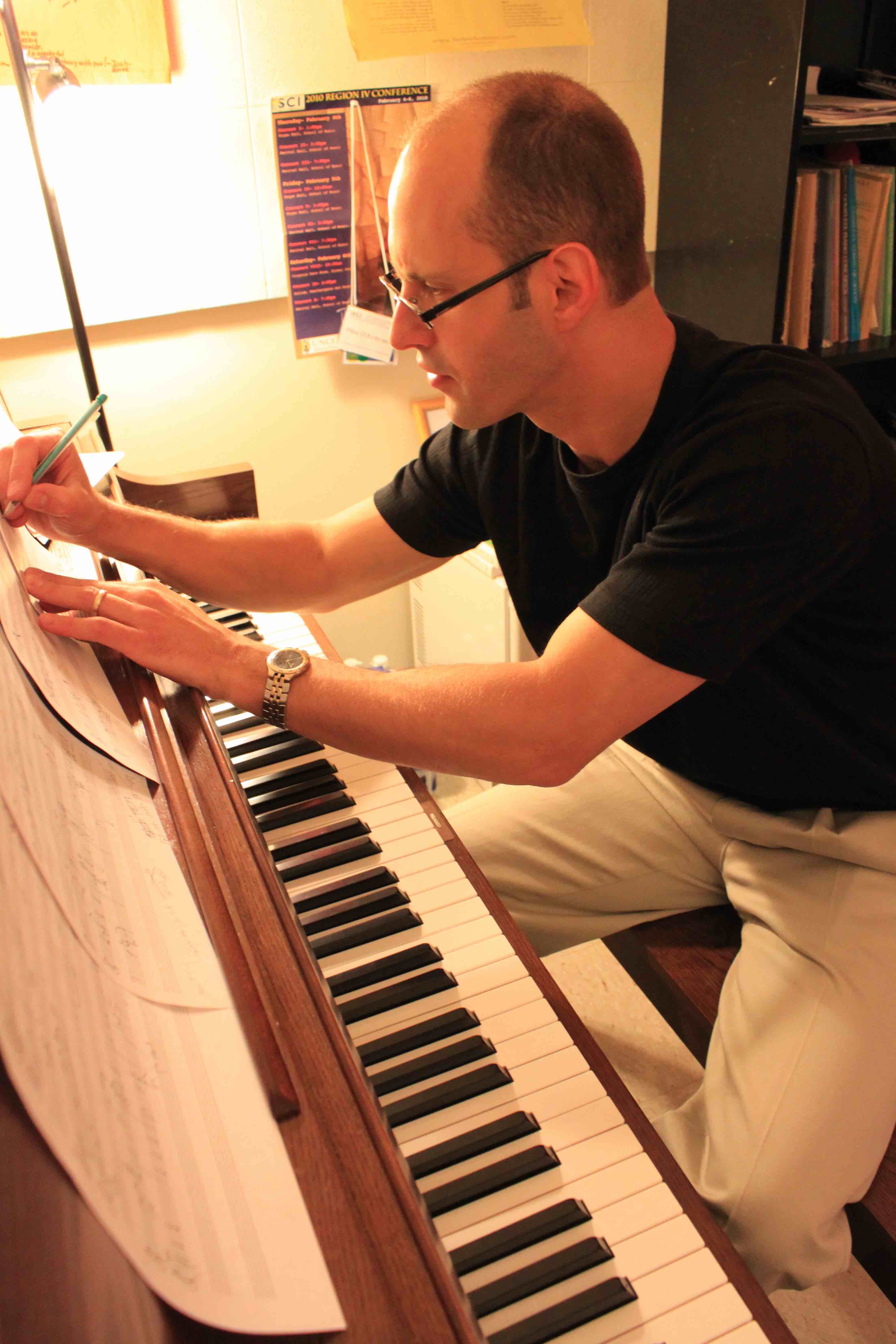 Mike D’Ambrosio, a composition professor in the department of music at Ӱֱ State.