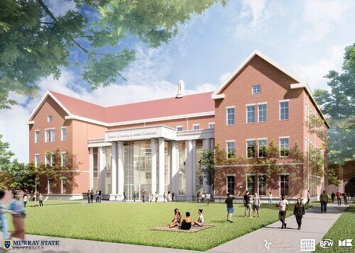 New school of Nursing building render