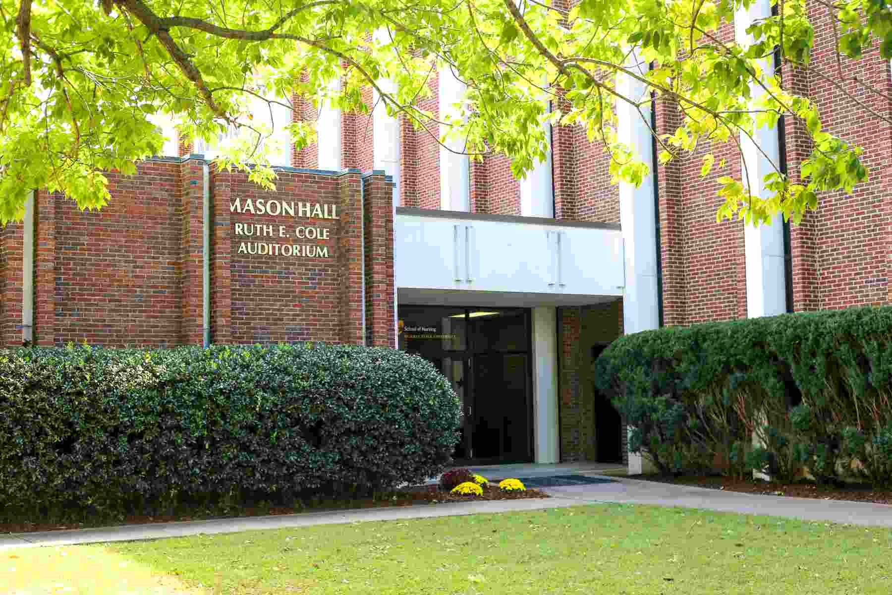 Mason Hall, the current home of the School of Nursing